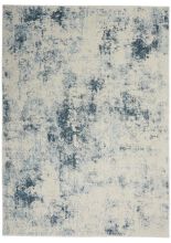 Nourison Trance TRC06 Ivory Blue Area Rugs